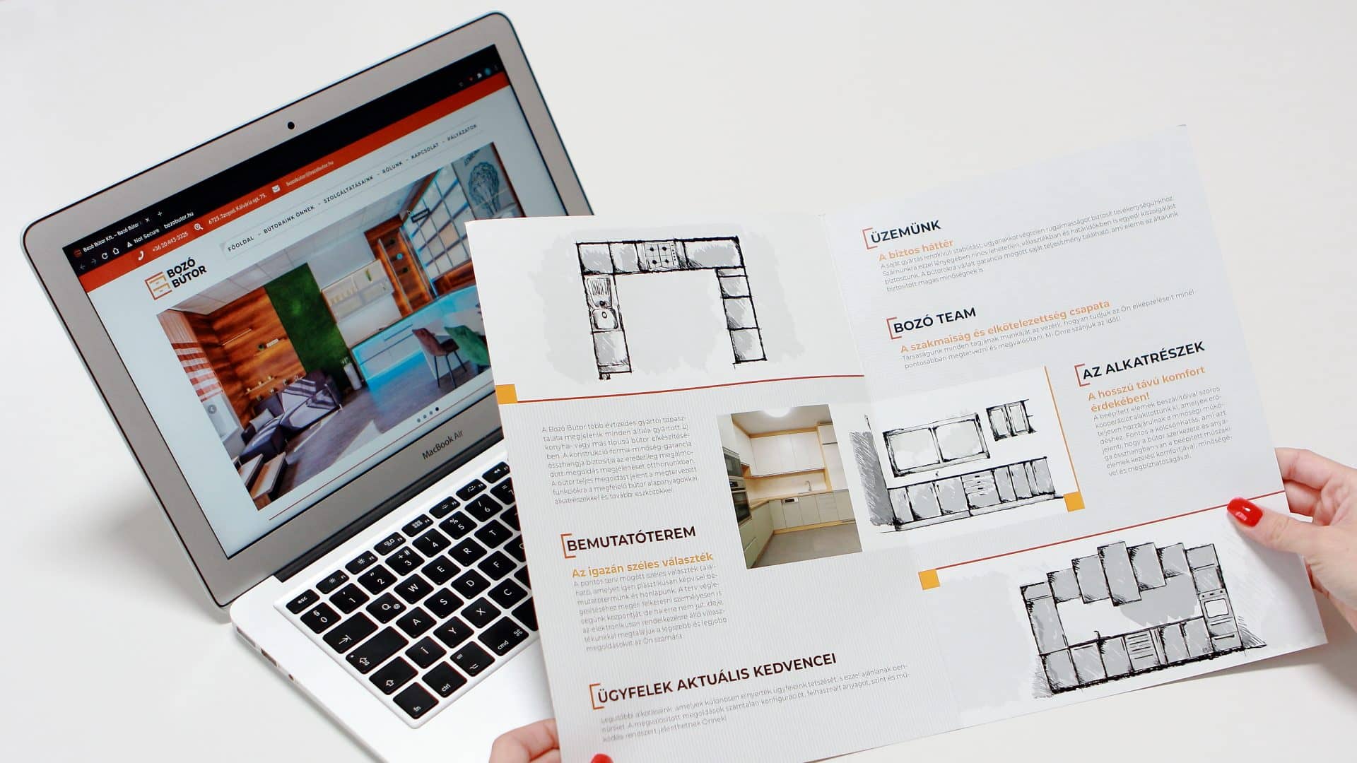Webpage and Brochure